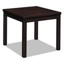 HON Laminate Occasional Table, Square, 24w x 24d x 20h, Mahogany