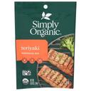 Simply Organic Teriyaki Marinade, 0.99 Ounce -- 12 per case