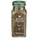 Simply Organic Basil, 0.54 Ounce Bottle