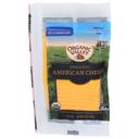 Organic Valley Yellow American Cheese Slice, 6 Ounce -- 12 per case