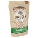 Nichols Farms Organic Roasted with Sea Salt Inshell Pistachios, 32 Ounce -- 14 per case