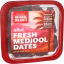 Bard Valley Natural Delights Whole Fresh Medjool Dates, 12 Ounce -- 12 per case