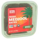 Bard Valley Natural Delights Whole Fresh Medjool Dates, 1 Pound -- 12 per case