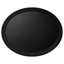 Black 19.25inX23.13in Oval Tray, -- 6 Each.