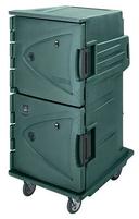 Cambro Camtherm Fahrenheit Thermometer Hot or Cold Tall Profile Electric Food Holding Cabinet, Granite Green, 30 1/2 x 39 x 64 3/4 inch.