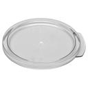 Clear 1 Qt Plastic Container Cover -- 12 per case