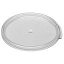 Clear 2/4 Qt Round Plastic Container Cover -- 12 per case