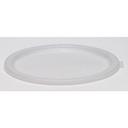White 6/8 Qt Round Plastic Container Cover -- 12 per case