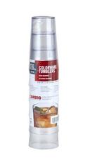 Clear 12 Oz. Colorwear Tumblers, Clear, 6 Per Pack -- 6 Each.