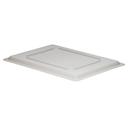 White 18 inch X 26 inch Flat Lid For Food Storage Boxes, Cleach.R -- 6 per case