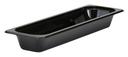 Camwear Half Size Food Pan, Black, 10 7/16 x 12 3/4 inch -- 6 per case
