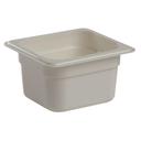 Camwear White Cover Only for One Sixth Size Food Pan, 1.6 Quart -- 6 per case
