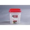 Translucent Cambro CamSquares Translucent Food Storage Container, 6 Quart - 2 per pack -- 6 packs per case.