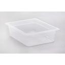 Translucent 1/2 Size 10 7/16 Inc X 12 3/4 Inc 4 Inc Deep Food Pan -- 6 per case