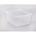 Translucent 1/2 Size 10 7/16 Inc X 12 3/4 Inc 6 Inc Deep Food Pan -- 6 per case