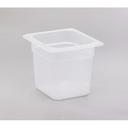 Translucent 1/6 Size 6 3/8 Inc X 6 15/16 Inc 6 Inc Deep Food Pan -- 6 per case