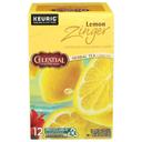 Celestial Seasonings Lemon Zinger K Cup Herbal Tea, 12 count -- 6 per case