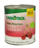 Carbotrol Dark Pitted Sweet Cherries, 105 Ounce -- 6 per Case