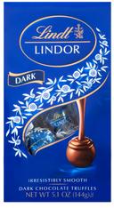 Lindt and Sprungli Lindor Dark Chocolate Truffles , 5.1 Ounce Bag -- 6 per case