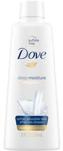 Dove Deep Moisture Body Wash, 3 Fluid Ounce -- 24 per case