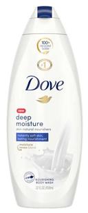 Dove Deep Moisture Bodywash, 22 Ounce -- 28 per case