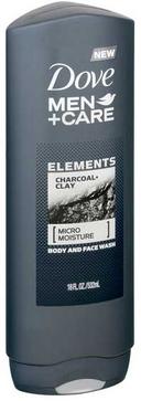 Dove Men Plus Care Charcoal Clay Body Wash, 18 Fluid Ounce -- 4 per case.