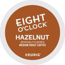 Eight Oclock Hazelnut Keurig Single Serve Medium Roast K Cup Coffee Pods, 24 count -- 4 per case