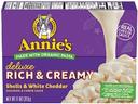 Annies Deluxe Rich and Creamy Shells and White Cheddar Macaroni and Cheese, 11 Ounce -- 12 per case