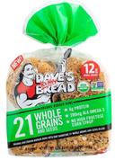 Daves Killer Bread Organic 21 Whole Grain and Seed Bun, 17.6 Ounce -- 12 per case
