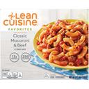 Nestle Stouffers Lean Cuisine One Dish Favorites Classic Macaroni and Beef - Entree, 9.5 Ounce -- 12 per case.