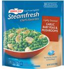 Birds Eye Steamfresh Chefs Favorites Lightly Seasoned Garlic Baby Peas and Mushroom, 10.8 Ounce -- 10 per case.
