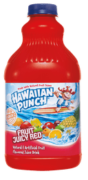 Hawaiian Punch Fruit Juicy Red Plastic Juice 8 Case 64 Ounce