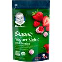 Gerber Yogurt Melts Organic Red Berries Snacks, 1 Ounce -- 7 per case.