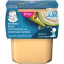Gerber 2nd Foods Pear and Cinnamon with Oatmeal Cereal Baby Food, 4 Ounce -- 16 per case
