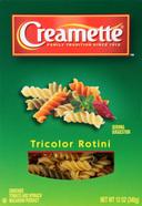 Creamette Tri Color Rotini, 12 Ounce -- 12 per case.