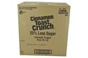 Cinnamon Toast Crunch 25 Percent Less Sugar Single Serve Cereal, 2 Ounce -- 60 per case.