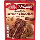 Betty Crocker Super Moist German Chocolate Cake Mix, 13.25 Ounce -- 12 per case