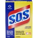S.O.S. Heavy Duty Steel Wool Soap Pad - 15 count per pack -- 12 packs per case
