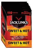 Jack Links Sweet and Hot Beef Jerky, 1.25 Ounce -- 60 per case.