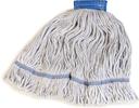 Carlisle Flo-Pac Extra Large Blue Band Mop Head with Wet Looped End -- 12 per case