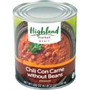 Highland Market Merit Chili Corn Carne without Beans, 108 Ounce -- 6 per case