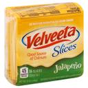 Velveeta Jalapeno Cheese Slices, 12 Ounce -- 12 per case.