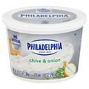 Philadelphia Chive and Onion Cream Cheese, 3 Pound - 6 per case