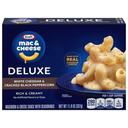 Kraft Macaroni and Cheese Deluxe Dinner White Cheddar Pepper Corn, 11.9 Ounce -- 12 per case
