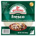 Supremo Fresh Queso Fresco Cheese, 10 Ounce -- 9 per case