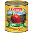 Dunbar Diced Unpeeled Pimientos, 28 Ounce -- 12 per case