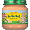 Earths Best Organic Non Gmo Pureed Bananas Baby Food, 4 Ounce Jar -- 10 per case