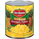 Del Monte Pineapple Tidbits in Juice, 106 Ounce -- 6 per case