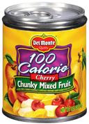 Del Monte 100 Calorie Cherry Chunky Mixed Fruit, 8.25 Ounce Pull Top Cans -- 12 per case