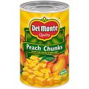 Del Monte Yellow Cling Peach Chunks in Heavy Syrup, 15.25 Ounce Can -- 12 per case